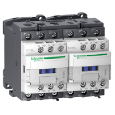 LC2D32BL - TeSys D reversing contactor - 3P(3 NO) - AC-3 - <= 440 V 32 A - 24 V DC coil, Schneider Electric