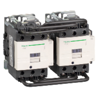 LC2D80K7 - TeSys D reversing contactor - 3P(3 NO) - AC-3 - <= 440 V 80 A - 100 V AC coil, Schneider Electric