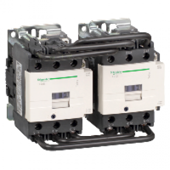 LC2D95F7 - TeSys D reversing contactor - 3P(3 NO) - AC-3 - <= 440 V 95 A - 110 V AC coil, Schneider Electric