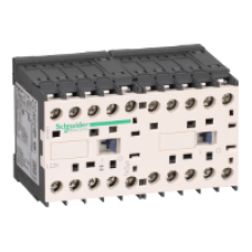 LC2K06015B7 - TeSys K reversing contactor - 3P - AC-3 <= 440 V 6 A - 1 NC - 24 V AC coil, Schneider Electric