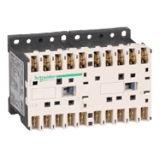 LC2K09107B7 - TeSys K reversing contactor - 3P - AC-3 <= 440 V 9 A - 1 NO - 24 V AC coil, Schneider Electric