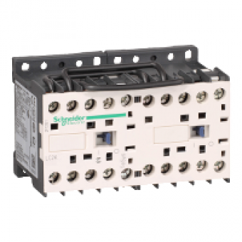 LC2K0910P7 - TeSys K reversing contactor - 3P - AC-3 <= 440 V 9 A - 1 NO - 230 V AC coil, Schneider Electric