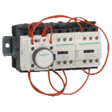 LC3D090AP7 - TeSys D - star delta starter - 3 x 3P (3 NO) - 9 A - 230 V AC coil, Schneider Electric