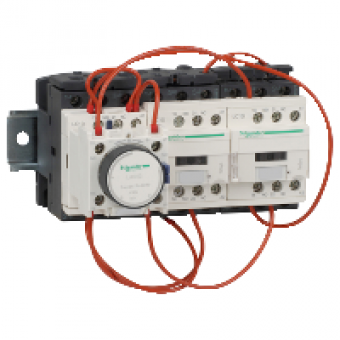 LC3D18AP7 - TeSys D - star delta starter - 3 x 3P (3 NO) - 18 A - 230 V AC coil, Schneider Electric