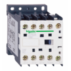 LC7K0910B7 - TeSys K contactor - 3P - AC-3 <= 440 V 9 A - 1 NO aux. - 24 V AC coil, Schneider Electric