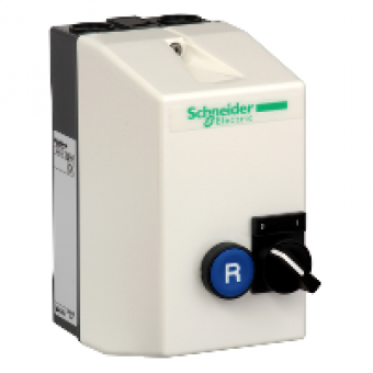 LE1D18P7A13 - TeSys LE - enclosed DOL starter - 18 A - 230 V AC coil - selector 2 pos + reset, Schneider Electric