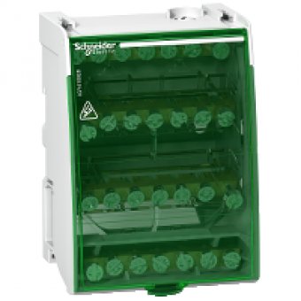 LGY410028 - Linergy DS - screw distribution block 4P - 100A - 28 holes, Schneider Electric LGY410028 - Linergy DS - screw distribution block 4P - 100A - 28 holes, Schneider Electric