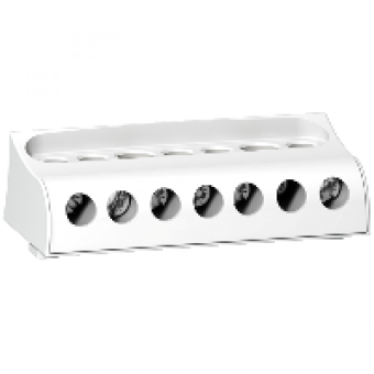 LGYN1007 - Linergy - additional Neutral bar for screw distrib block - 100 A - 7 connections, Schneider Electric LGYN1007 - Linergy - additional Neutral bar for screw distrib block - 100 A - 7 connections, Schneider Electric