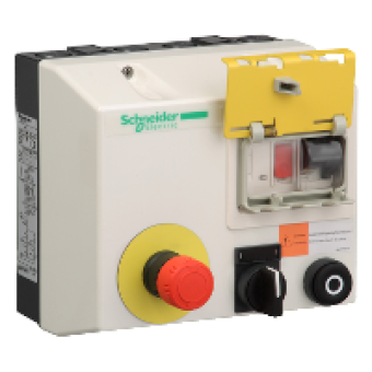 LJ8K09Q714 - TeSys LJ - enclosed DOL reversing starter - 6...10 A - 24 V AC coil, Schneider Electric