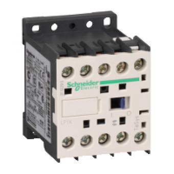 LP1K0901GD - TeSys K contactor - 3P - AC-3 <= 440 V 9 A - 1 NC aux. - 125 V DC coil, Schneider Electric