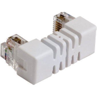 LTMCC004 - Jumper for side by side mounting TeSys T - 2 x RJ45 - 0.04 m, Schneider Electric