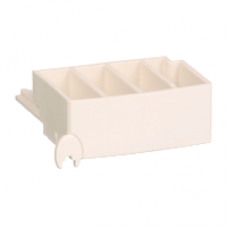 LU9C2 - blanking cover for add-on contact block location LU9, Schneider Electric