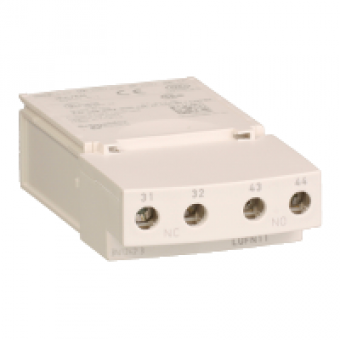 LUFN11 - auxiliary contacts LUF - 1NO + 1NC, Schneider Electric