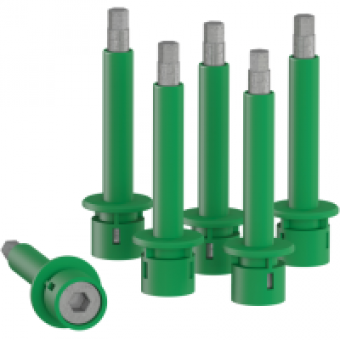 LV426990 - torque limiting breakaway bit - installation accessories - 9 N.m - set of 6, Schneider Electric