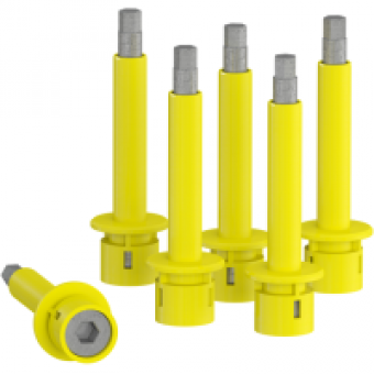 LV426992 - torque limiting breakaway bit - installation accessories - 5 N.m - set of 6, Schneider Electric