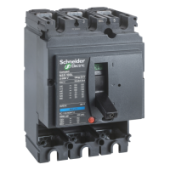 LV429018 - circuit breaker Compact NSX100S - 100 A - 3 poles - without trip unit, Schneider Electric LV429018 - circuit breaker Compact NSX100S - 100 A - 3 poles - without trip unit, Schneider Electric