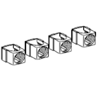 LV429228 - 4 connectors - 25..95 mm², Schneider Electric