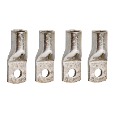 LV429256 - 4 Crimp lugs - for copper cable 120 mm² and phase barriers, Schneider Electric LV429256 - 4 Crimp lugs - for copper cable 120 mm² and phase barriers, Schneider Electric