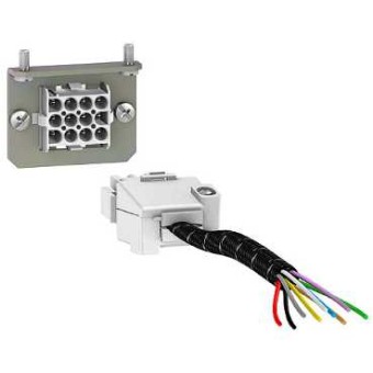 LV429272 - 9 Wires auxiliary connector - NSX100..630, Schneider Electric