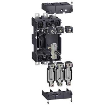 LV429291 - plug-in base kit - 3 poles - for Vigi NSX100..250, Schneider Electric