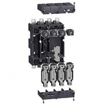 LV429292 - plug-in base kit - 4 poles - for Vigi NSX100..250, Schneider Electric