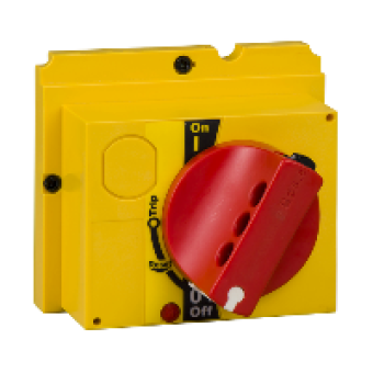 LV429339 - Direct rotary handle - padlockable - red, Schneider Electric
