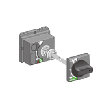 LV429340 - Extended rotary handle - padlockable - red, Schneider Electric LV429340 - Extended rotary handle - padlockable - red, Schneider Electric