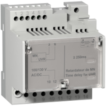 LV429426 - time delay relay - for voltage release MN - 48 V AC - 50/60Hz, Schneider Electric