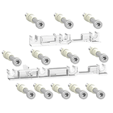 LV429513 - torque limiting screws - 3 poles/4 poles - for NSX100..250 - set of 12, Schneider Electric