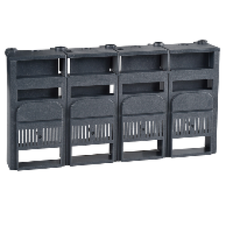 LV429516 - short terminal shield - 4 poles - 0<250, Schneider Electric