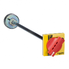 LV431051 - Extended front rotary handle - red/yellow - for INS250 & INV100…250, Schneider Electric