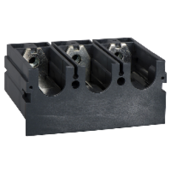LV431060 - one - piece spreader - 45 mm pitch - 3 poles - for NS 100..250, Schneider Electric