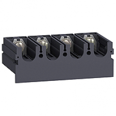 LV431061 - one - piece spreader - 45 mm pitch - 4 poles, Schneider Electric