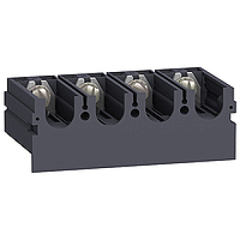 LV431061 - one - piece spreader - 45 mm pitch - 4 poles, Schneider Electric