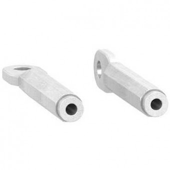 LV432476 - rear connection - long - 630 A - set of 2, Schneider Electric