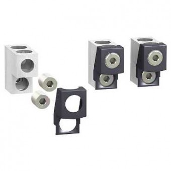 LV432481 - 3 connectors - 2 cables - 35..240 mm², Schneider Electric