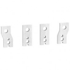 LV432491 - spreader set - 52.5 mm pitch - flat connection - 4 poles, Schneider Electric