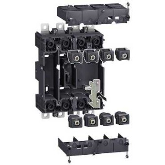 LV432517 - plug-in base - 4 poles - for NSX400..630, Schneider Electric
