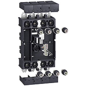 LV432539 - plug-in base kit - 4 poles - for NSX400..630, Schneider Electric
