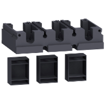 LV432584 - adaptor for plug-in base - 3 poles - for NSX400..630, Schneider Electric
