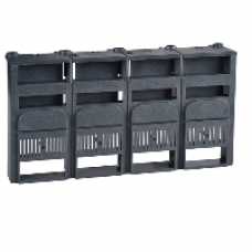 LV432592 - short terminal shield - 4 poles - 0<630, Schneider Electric