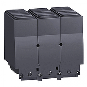 LV432595 - long terminal shield - 3 poles - for INS/INV320..630 NSX400..630, Schneider Electric