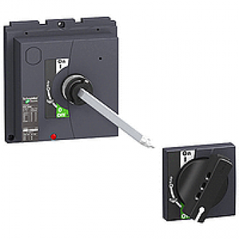 LV432598 - Extended rotary handle - padlockable - black, Schneider Electric