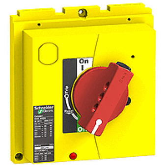 LV432599 - Direct rotary handle - padlockable - red, Schneider Electric