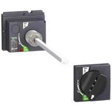 LV432603 - Telescopic rotary handle - padlockable - black, Schneider Electric