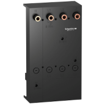 LV432623 - 3P 60mm busbar adapter NSX400/630 circuit breaker accessory, Schneider Electric