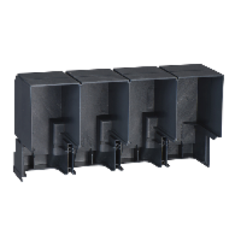 LV433639 - long terminal shields - 4 poles, Schneider Electric