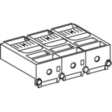 LV433683 - short terminal shield - 3 poles, Schneider Electric