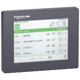 LV434128 - front display module FDM 128 - 163*129 mm - IP54, Schneider Electric
