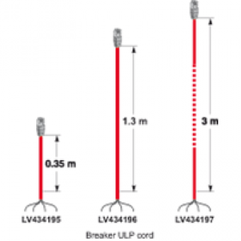 LV434196 - Breaker ULP cord L = 1.3 m, Schneider Electric